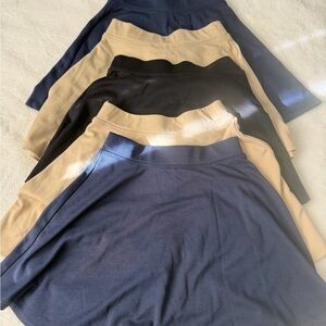 Place Kids Skirts in Black, Navy, and Tan bundle